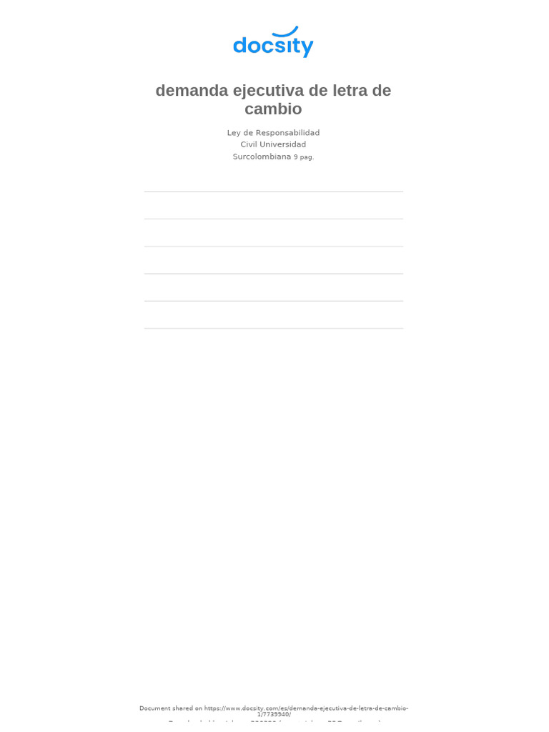 Formato Demada Titulo Valor Letra de Cambio | PDF | Bancos | Documento ...