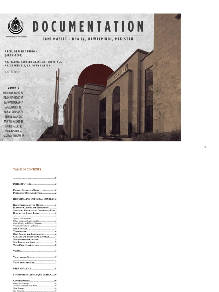 Report TT | PDF | Mosque | Wound