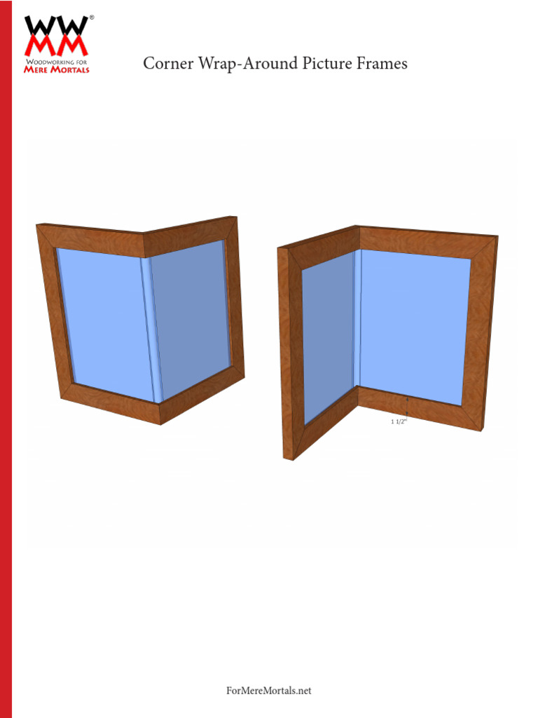 DIY Corner Picture Frames Guide | PDF