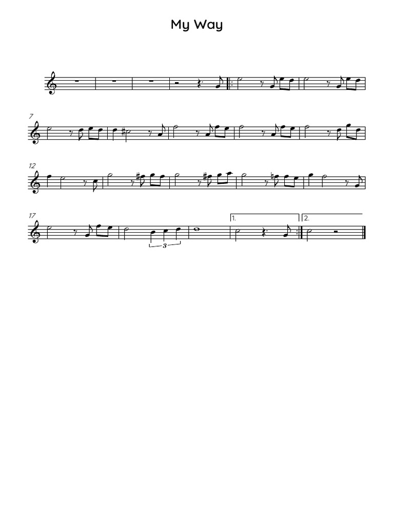 My Way | PDF