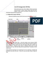 Animasi 3D Menggunakan 3DS Max-Pert 1