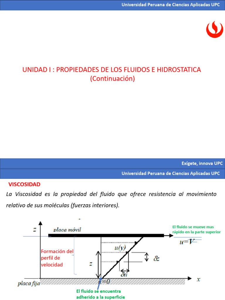 Propiedades de Fluidos e Hidrostática | PDF | Viscosidad | Fluido