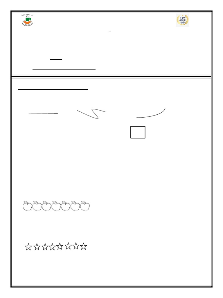 Class 1 Math Practice Worksheet 2024-25 | PDF | Shape | Euclid