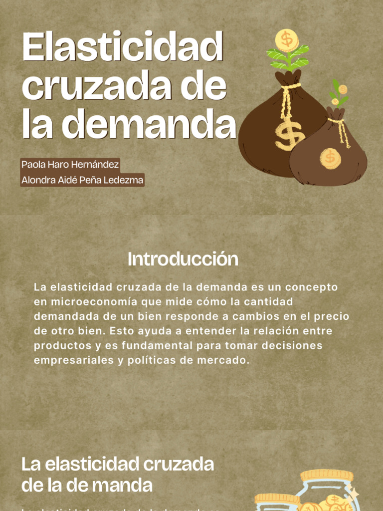 Elasticidad Cruzada de la Demanda | PDF | Elasticidad (economía) | Demanda