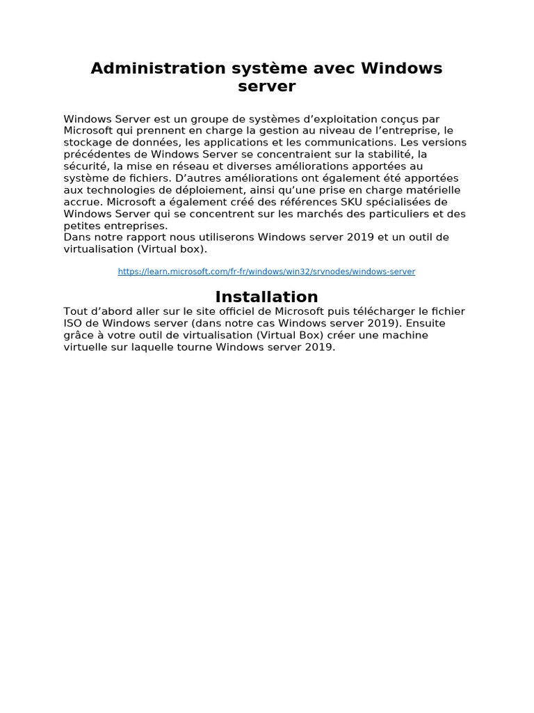 Administration de Windows Server 2019 | PDF | Stratégies de groupe ...