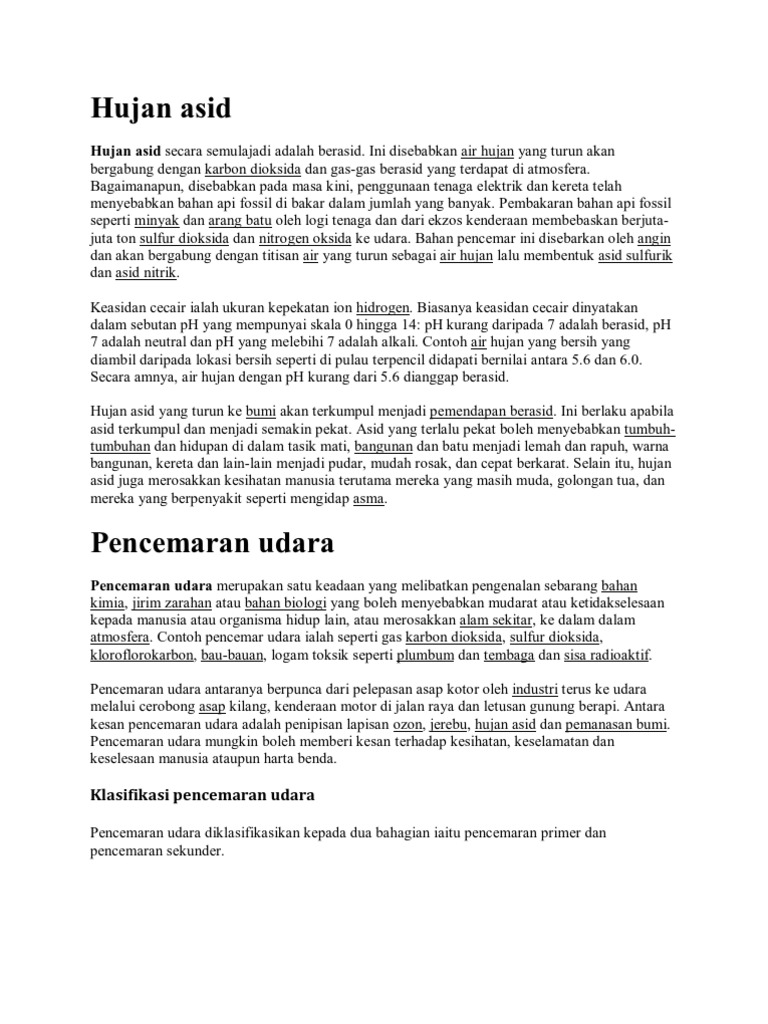 Hujan Asid Pdf