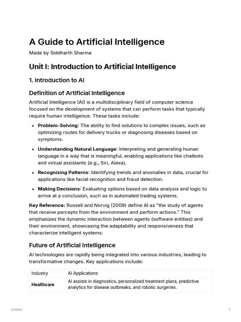 AIPDF | PDF | Artificial Intelligence | Intelligence (AI) & Semantics