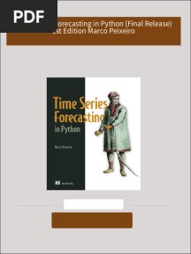 Download Complete Time Series Forecasting in Python (Final Release) 1st Edition Marco Peixeiro PDF for All Chapters
