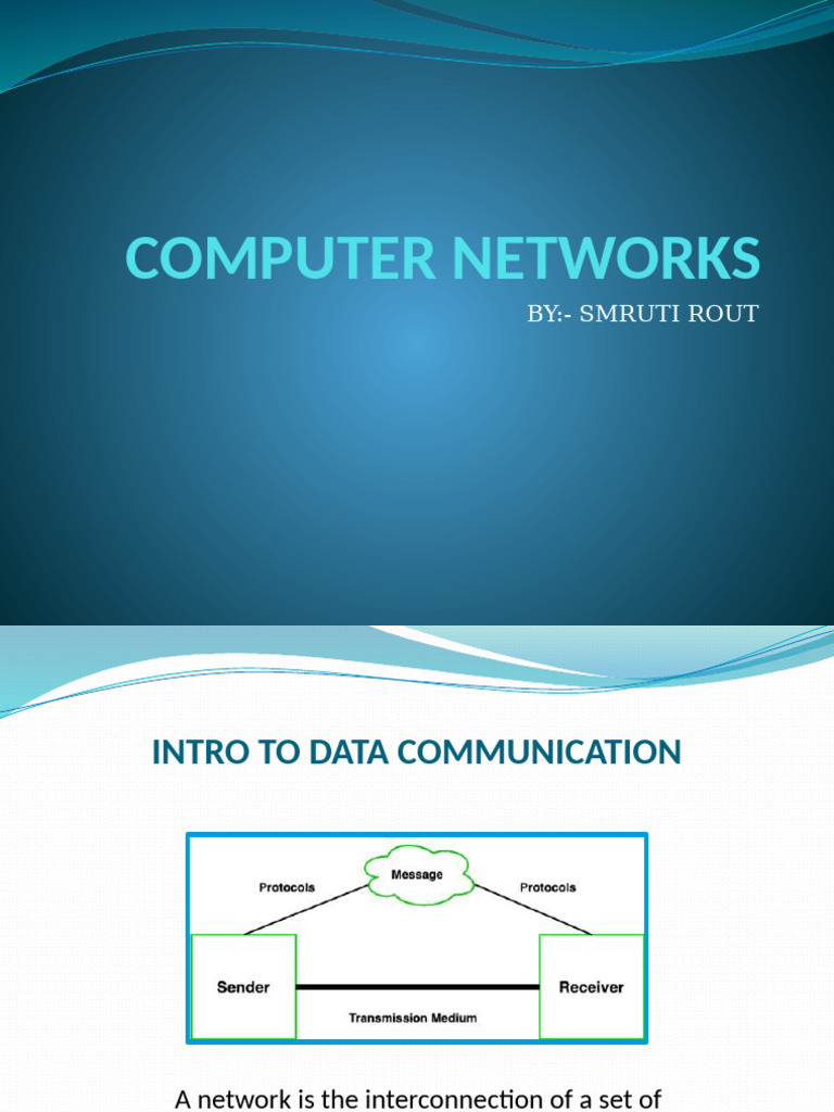 Computer Networks Ppt | PDF | Computer Network | Osi Model