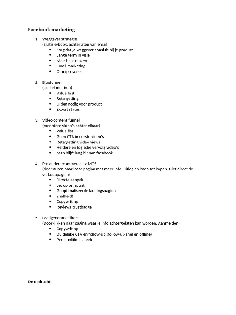 Facebook Marketing | PDF