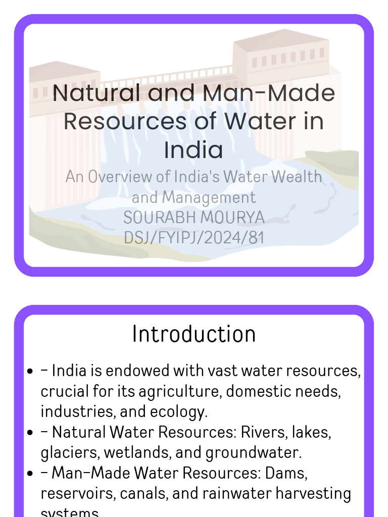 Water Resources in India: Overview & Issues | PDF | Water | Hydrology