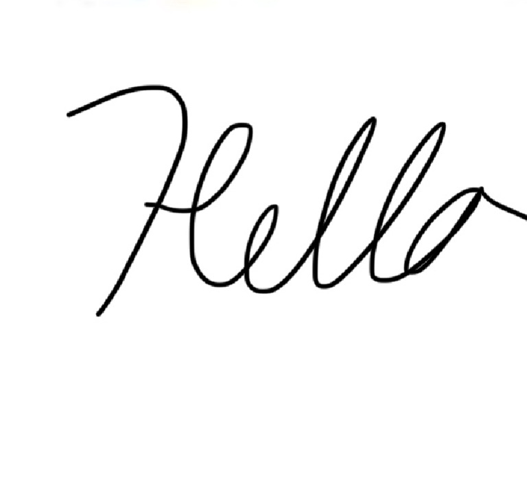Hello in Cursive | PDF