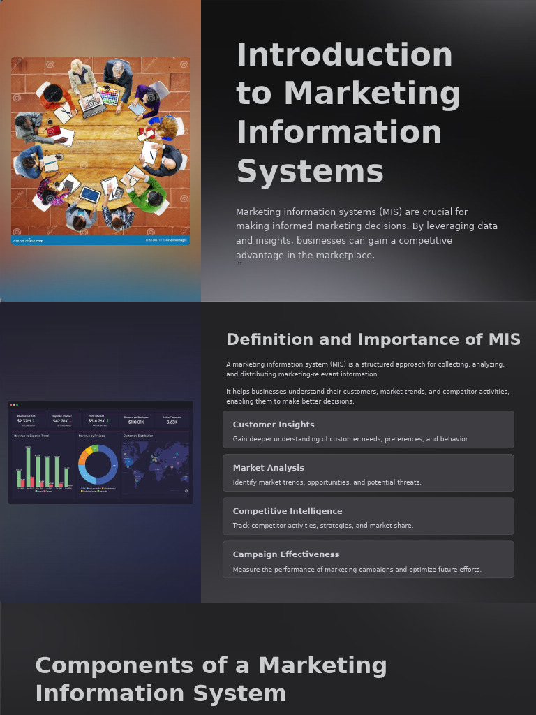 Marketing Information Systems Overview | PDF | Analytics | Marketing