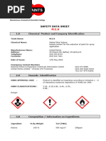 Nail Polish Remover Safety Data Sheet | PDF | Dangerous Goods | Toxicity