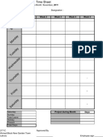 Time Sheet November-2011