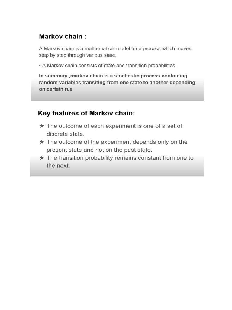 Understanding Markov Chains Basics | PDF | Markov Chain | Matrix ...