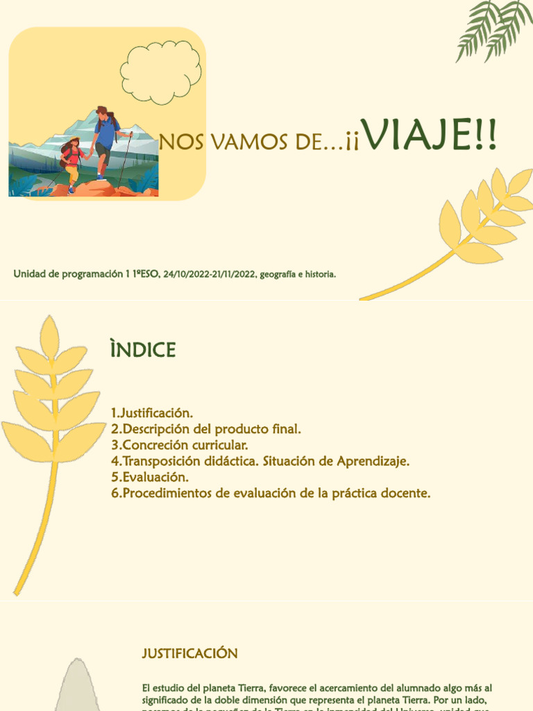 Plan de Viaje a Parques Naturales | PDF | Sustentabilidad | Desarrollo ...