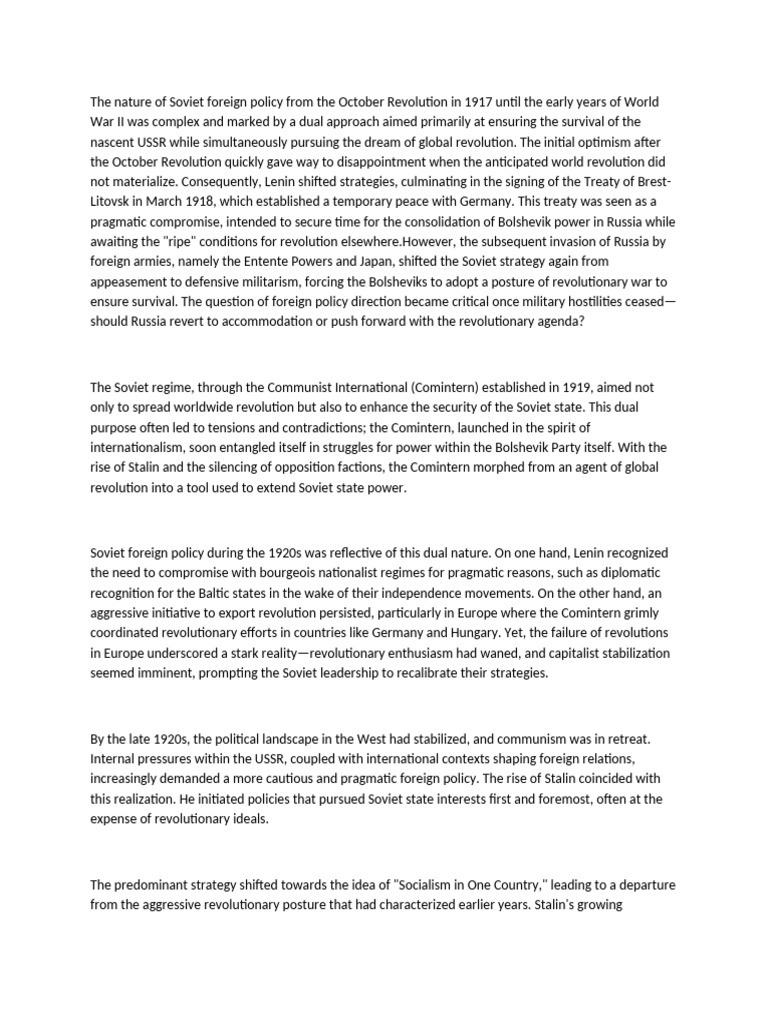 Ussr Ca 2 | PDF | World Politics | Soviet Union