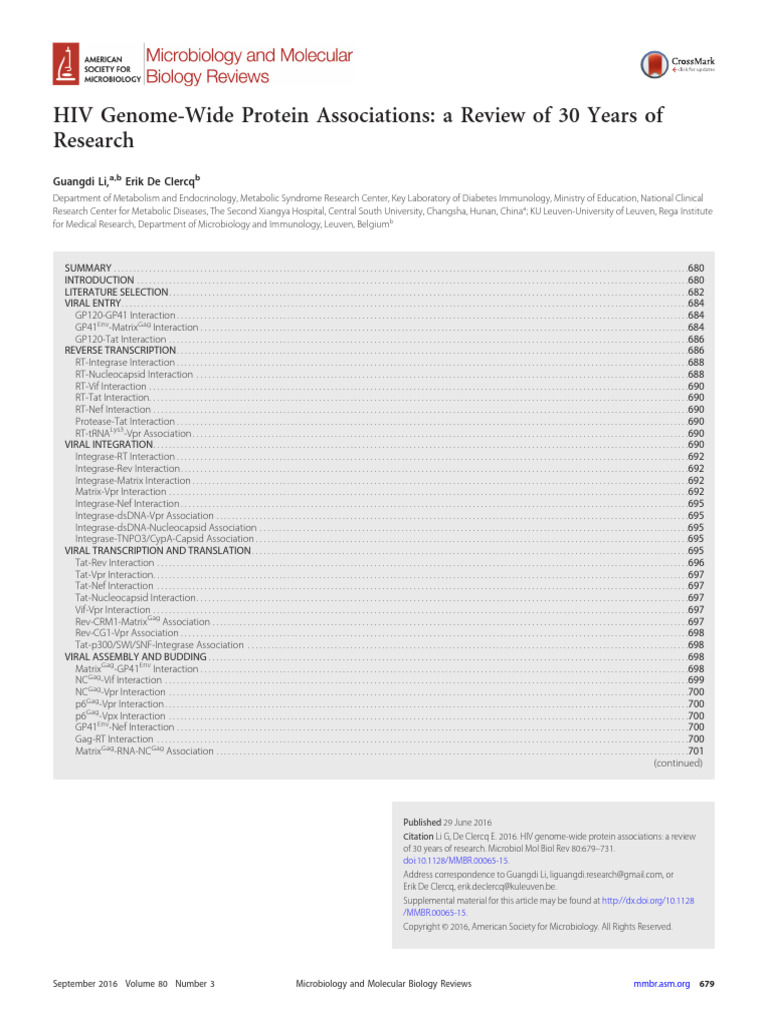MMBR 00065-15 | PDF | Hiv | Nutrients