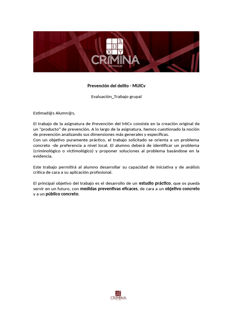 Prevención Del Delito | PDF | Prevención del crimen