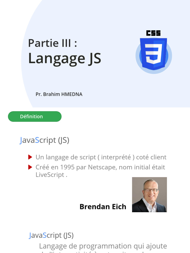 Navigation et Manipulation du DOM en JS | PDF | Modèle d'objet de ...