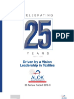 Alok Industries - Annual Report FY 2010-11