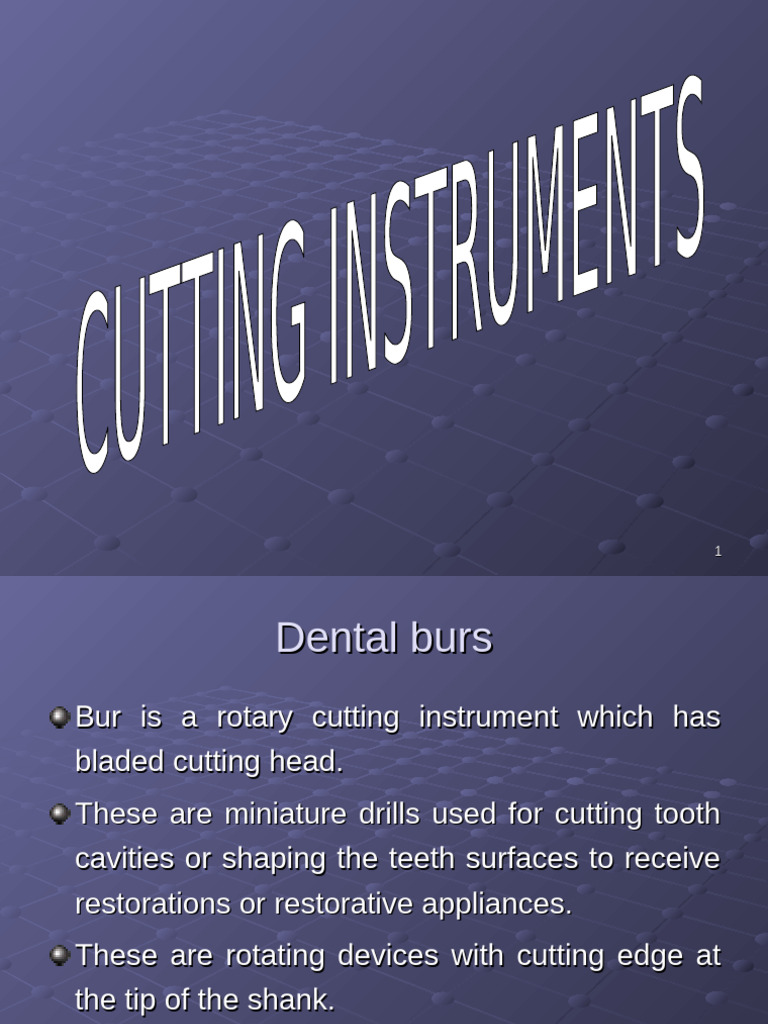 9.cutting Instruments | PDF | Mechanical Engineering
