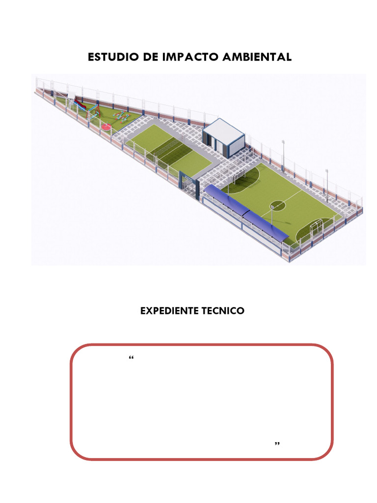 Estudio de Impacto Ambiental en Puno | PDF | Evaluación de impacto ...
