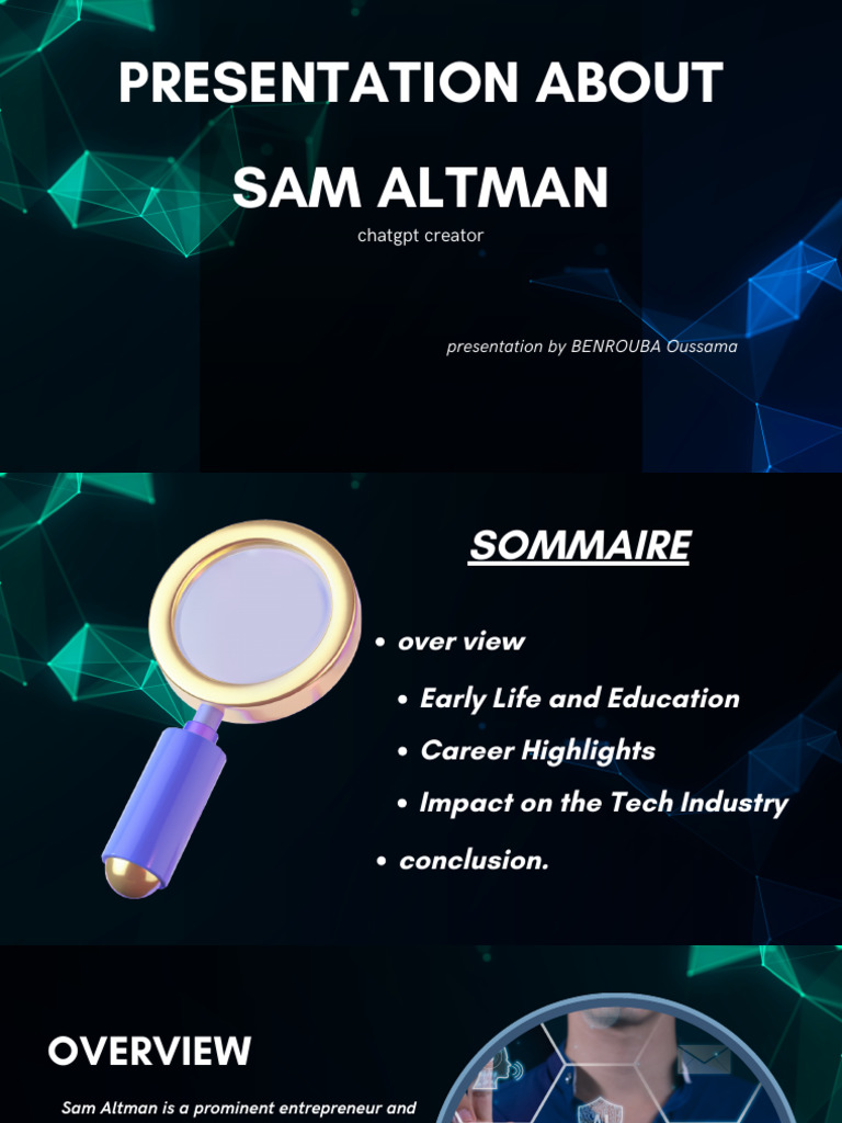 Blue and Green Modern Artificial Intelligence Presentation | PDF ...