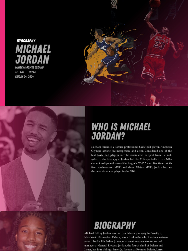 Michael Jordan: NBA Legend Biography | PDF | National Basketball ...