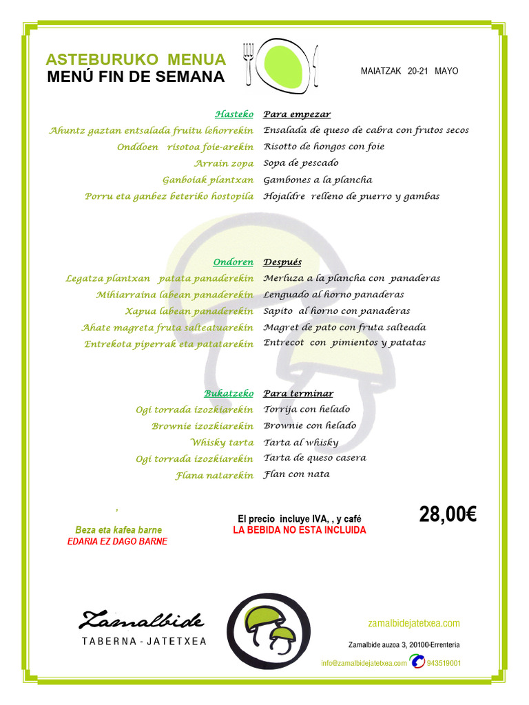 Menufs | PDF