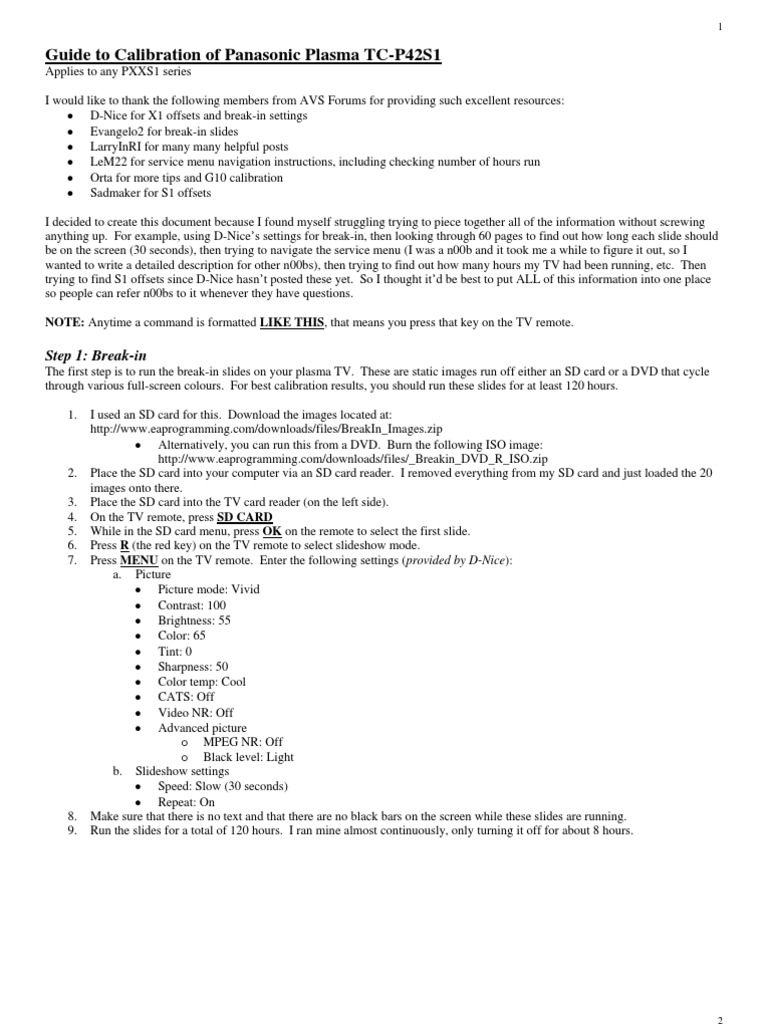 Calibration Guide | PDF | Technology & Engineering