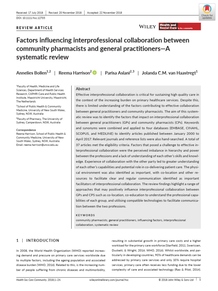 HSC 12705 | PDF | General Practitioner | Pharmacist