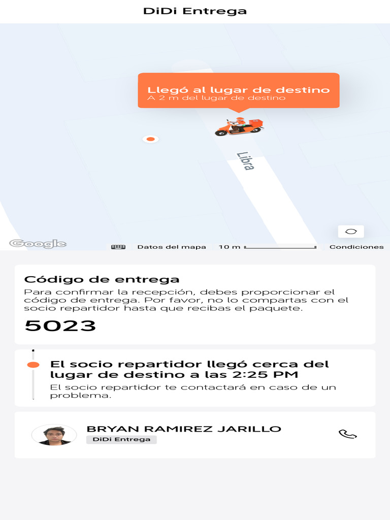 DiDi Entrega | PDF