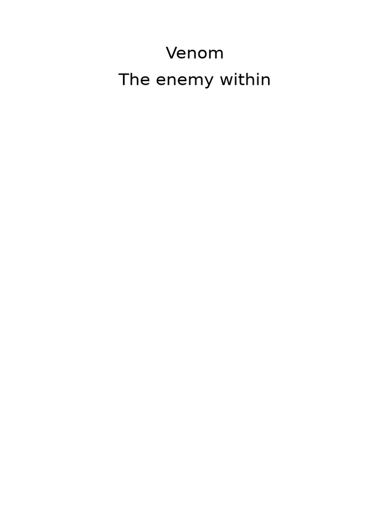 Venom The enemy within PDF