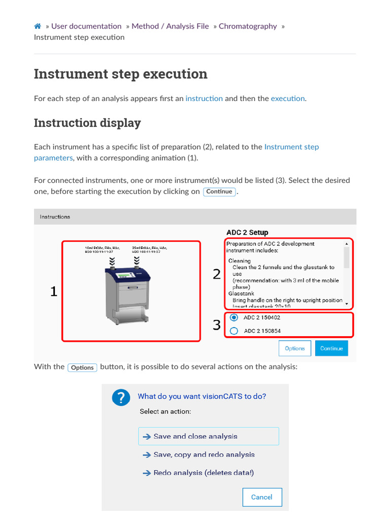 Instrument Step Execution - visionCATS 3.1 Documentation - 16 | PDF ...