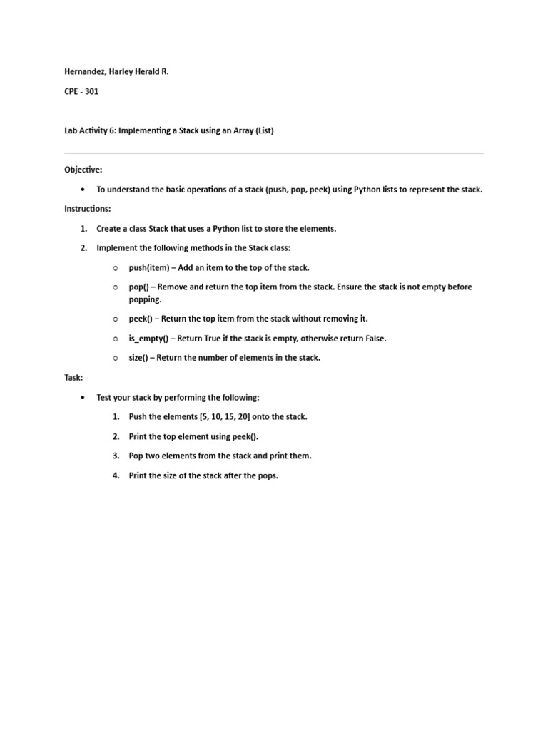 Hernandez Lab Act 6 | PDF