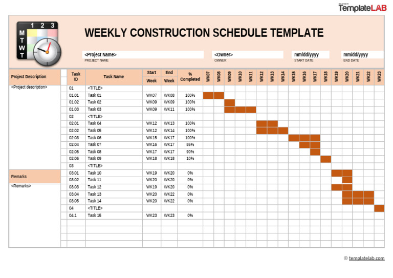 Week Schedule | PDF