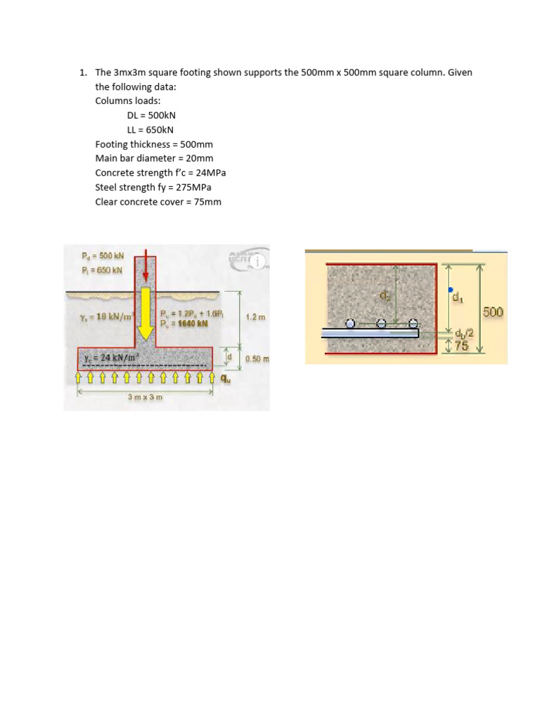 Footing Shear Strength Analysis Guide | PDF