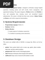 SQL Queries for Hospital Management System | PDF