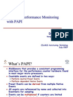 Hardware Performance Monitoring Hardware Performance Monitoring