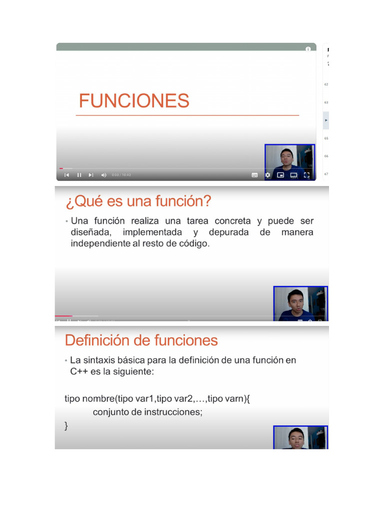 Funciones C++ Teoria | PDF