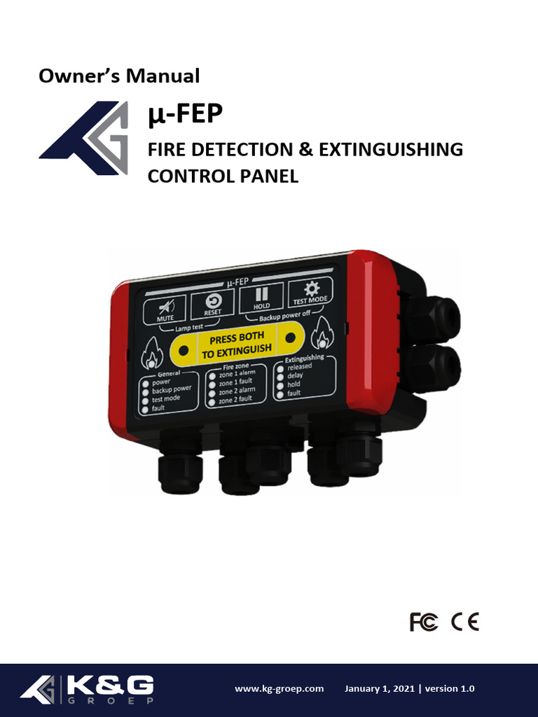 µ-FEP Fire Panel Manual | PDF | Electrical Engineering