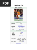 Lee Chong Wei Biodata