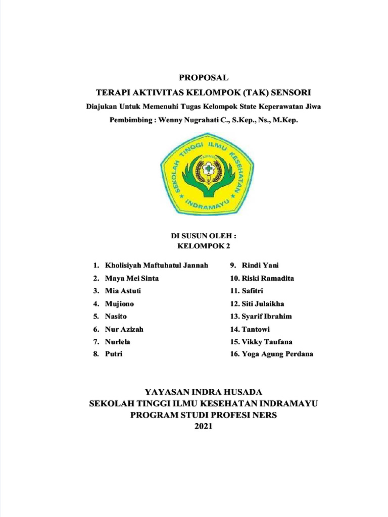 PDF Proposal Tak Kelompok 2 Menggambar - Compress | PDF