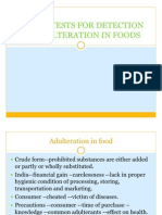 Food Adulteration