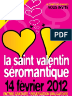 Saint Valentin Séromantique 2012 - Affiche - Couleur