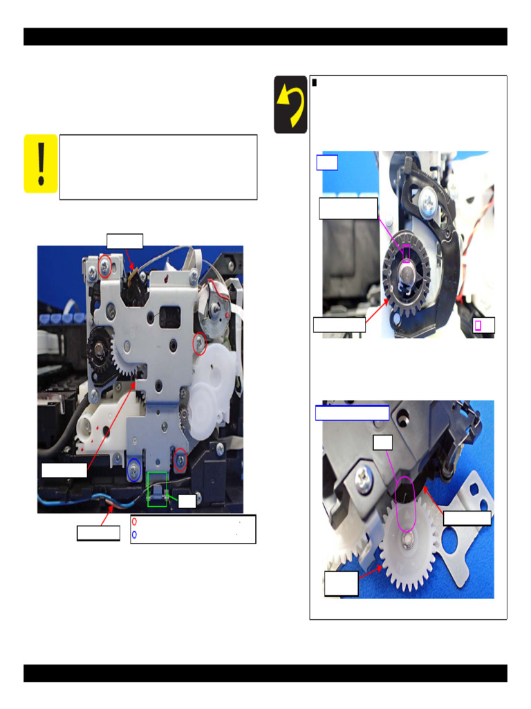 Epson XP-15010 Disassembly Guide | PDF | Gear | Equipment