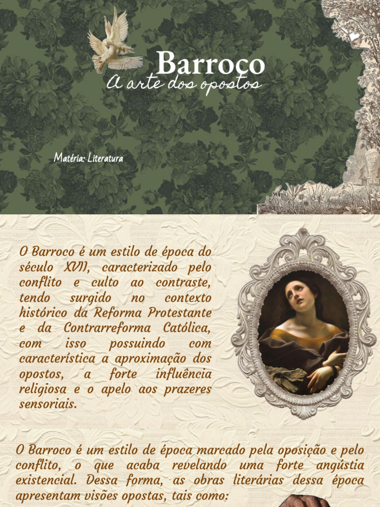 Características do Barroco na Literatura | PDF | Barroco