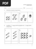 Lembaran kerja Matematik tahun 1